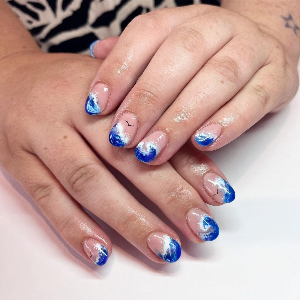 wavy sea nails