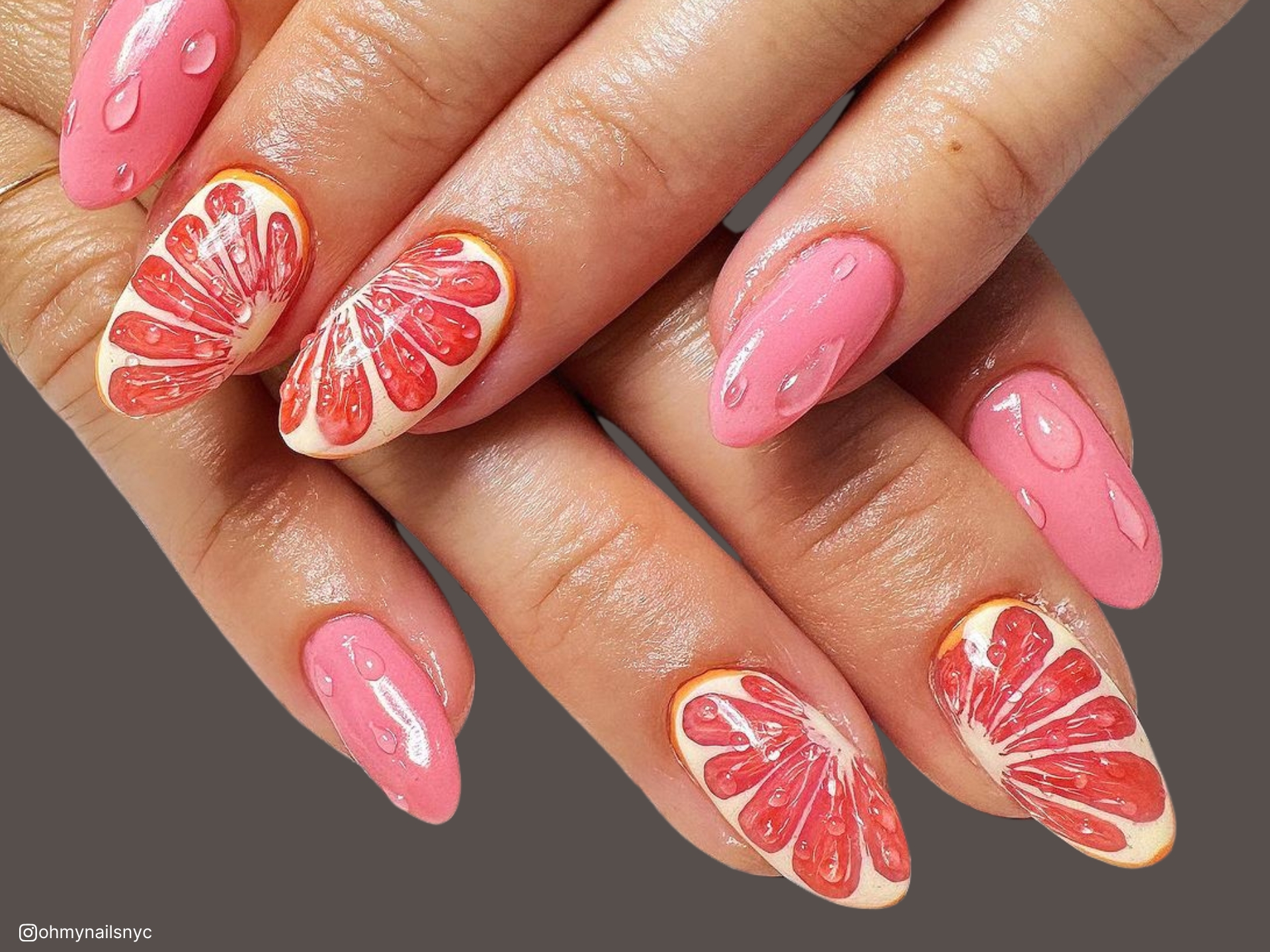 20 Must-Have Grapefruit Nails That Are Anything But Sour