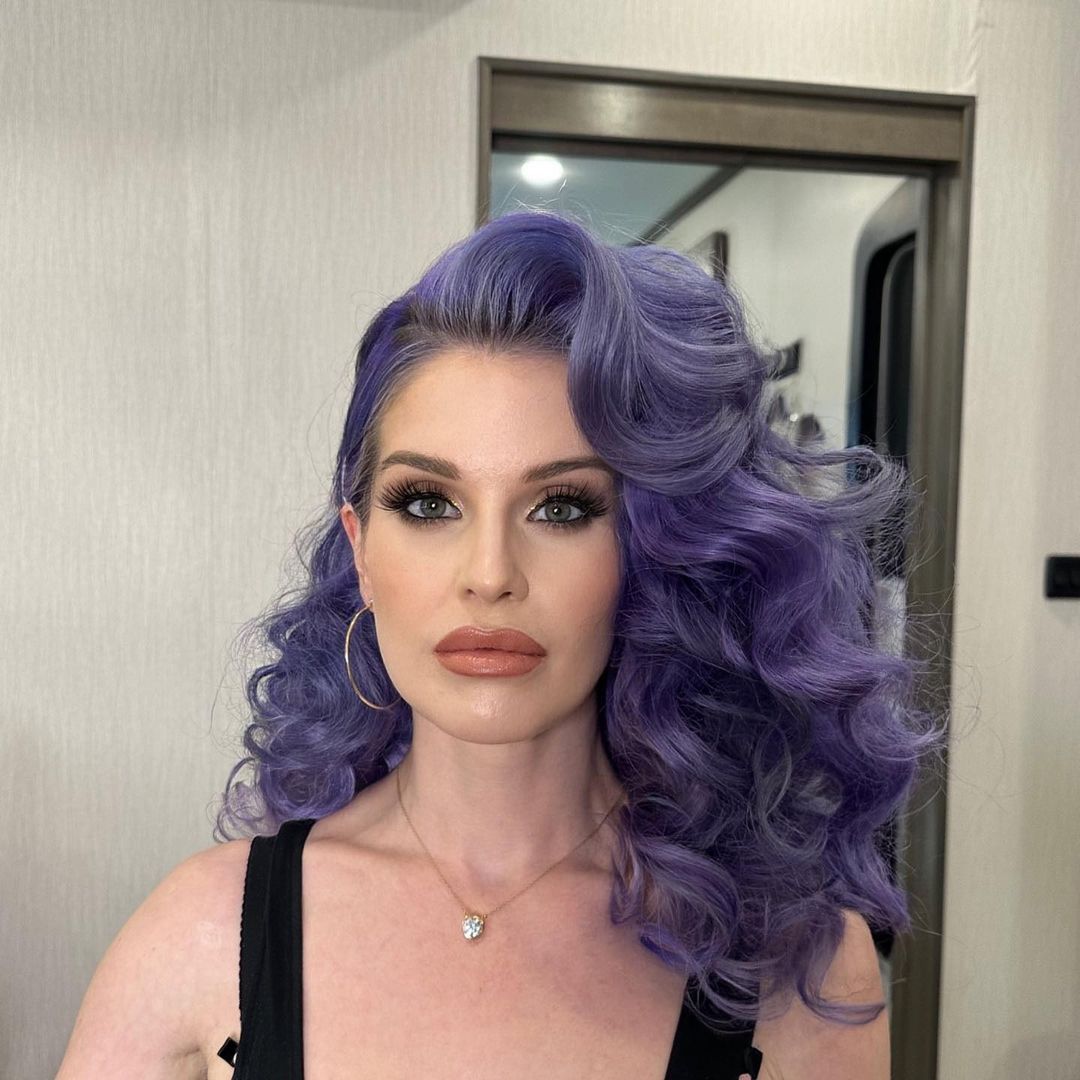 glam lavender hair