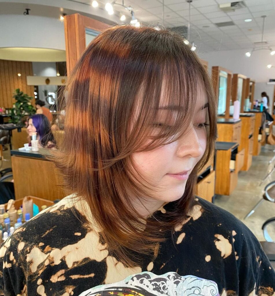 copper racoon trail chunky highlights