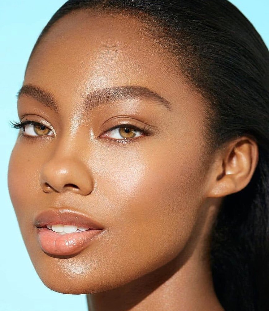 natural makeup look for dark skin