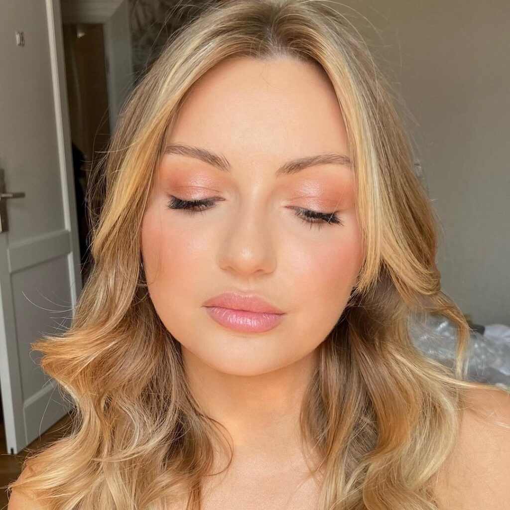 maquillaje rose gold sunkissed