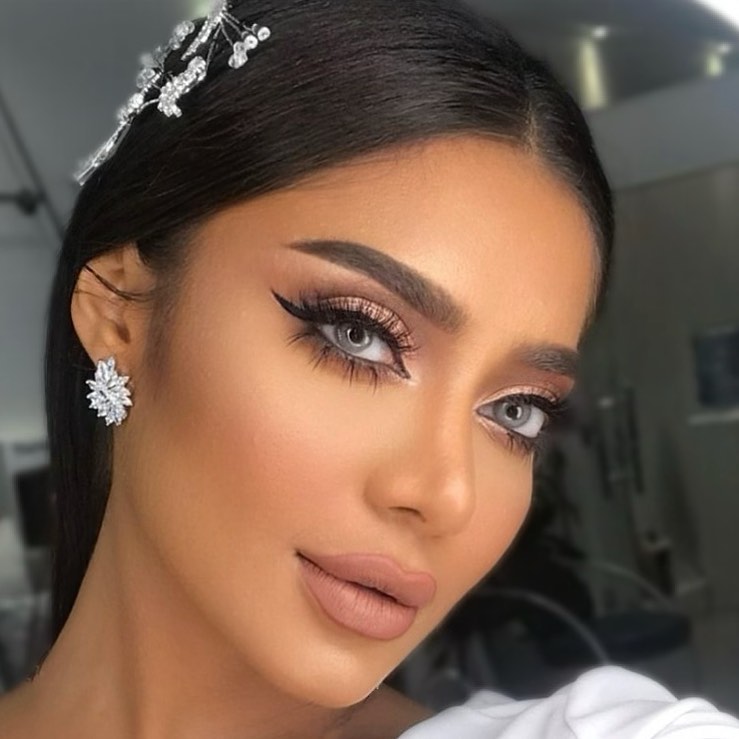 soft nude bridal makeup