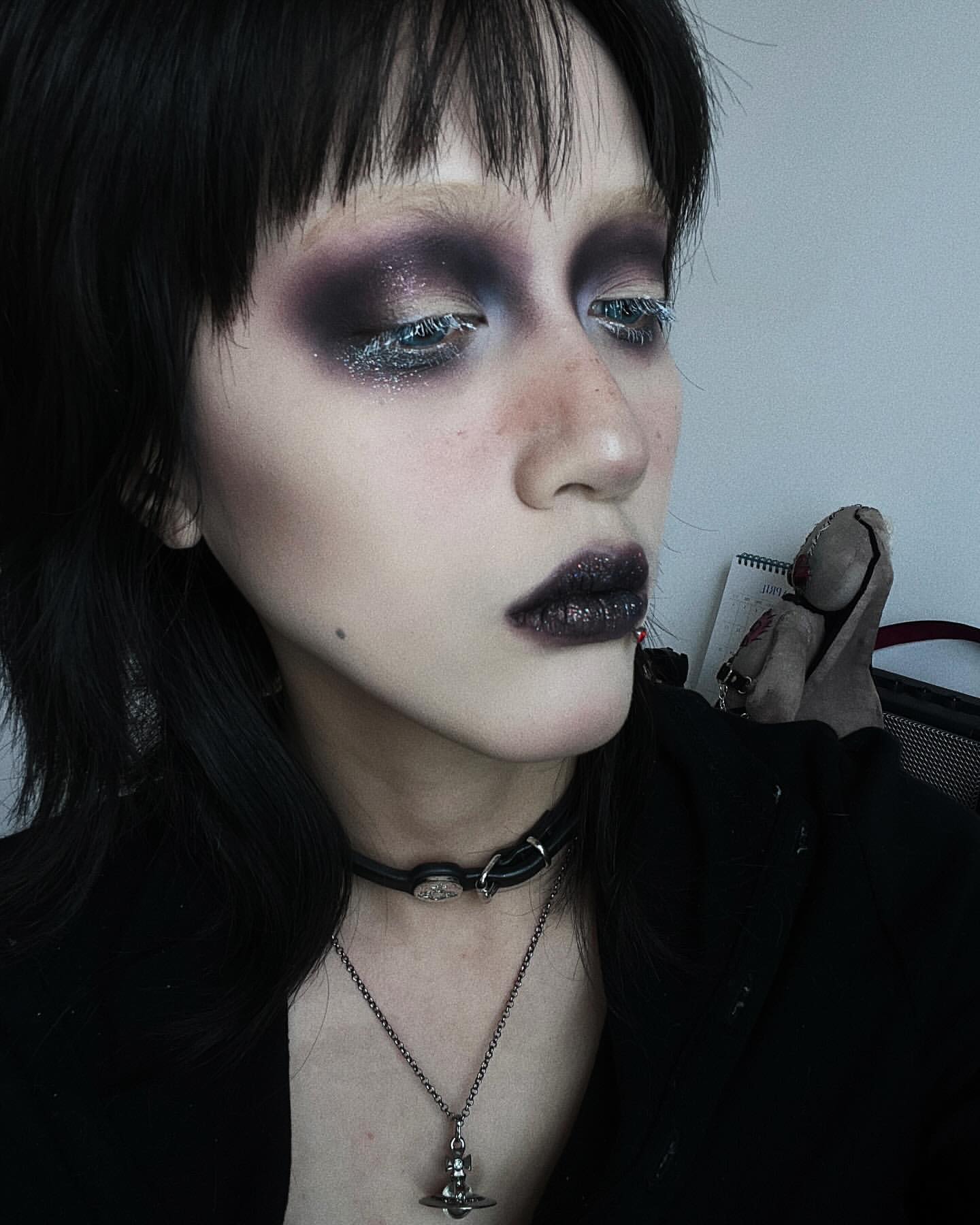 goth punk makeup