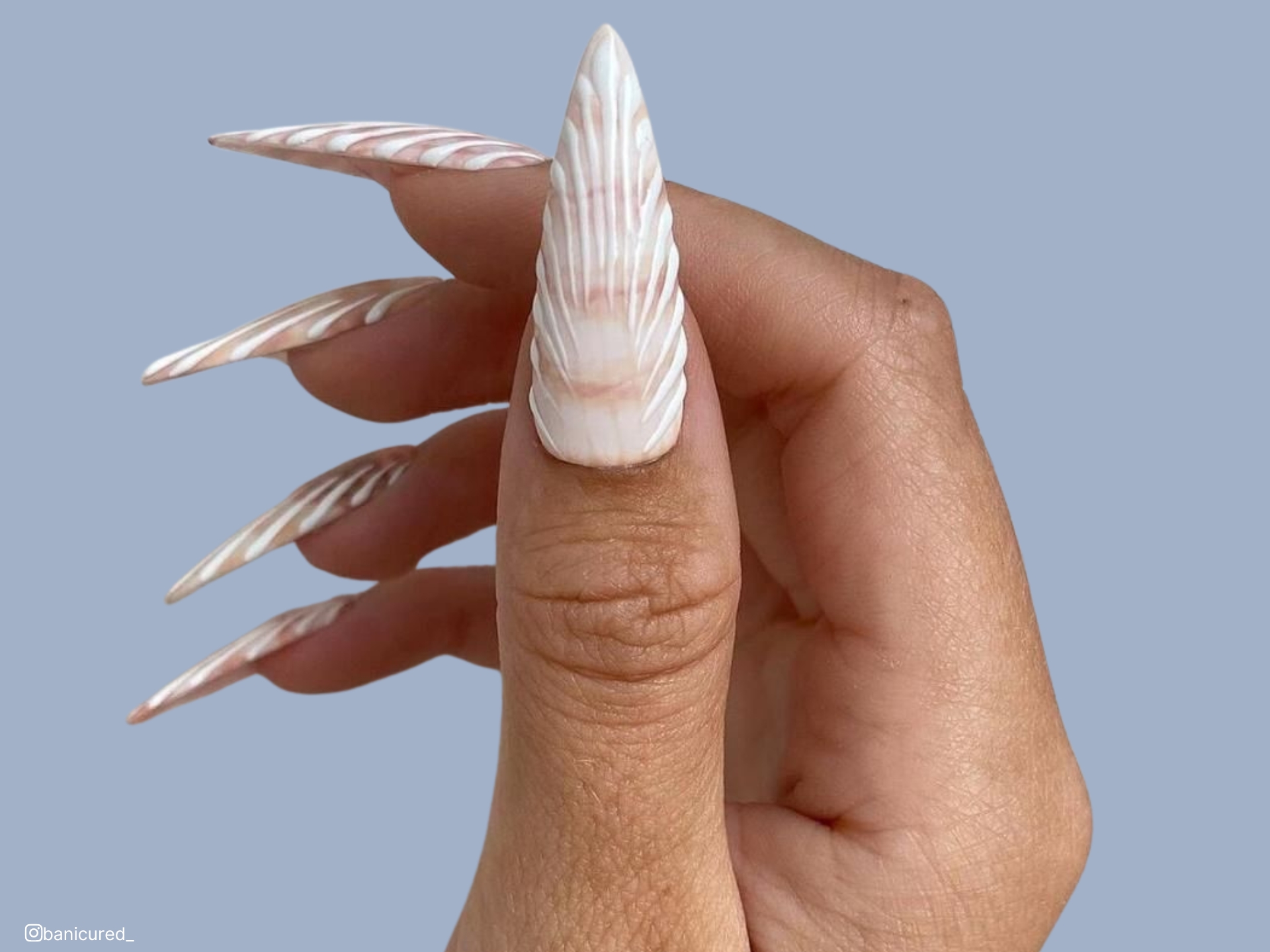 seashell nails