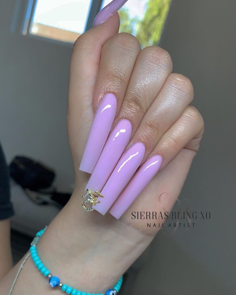 august lilac nails