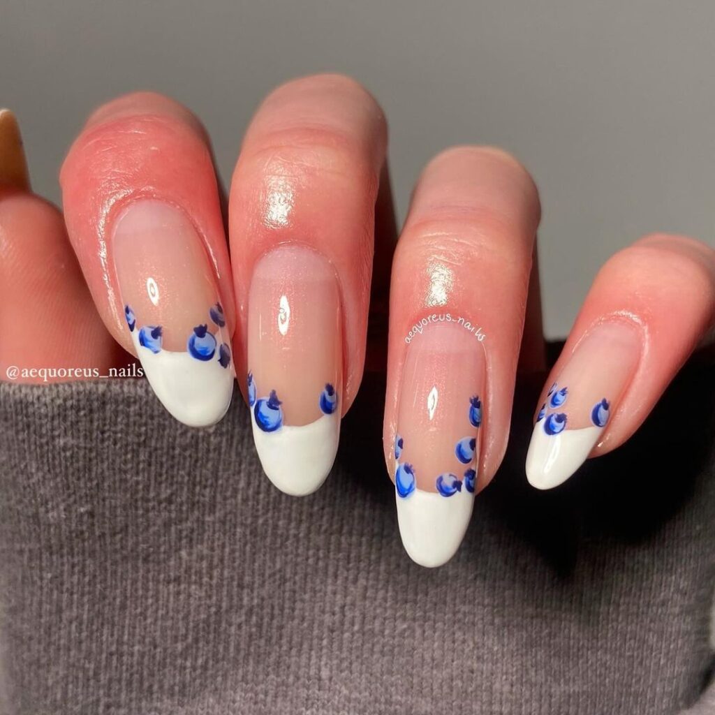 french blueberry nails