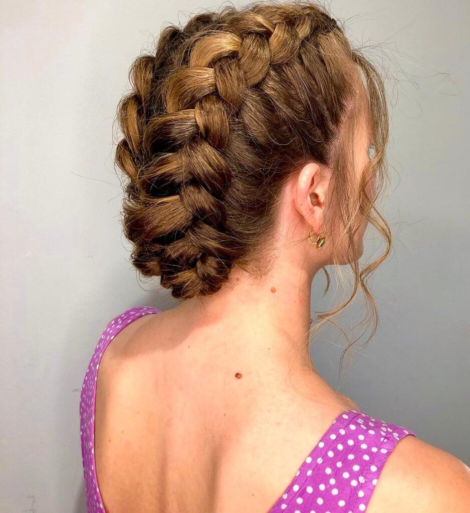 greek braids for long hair