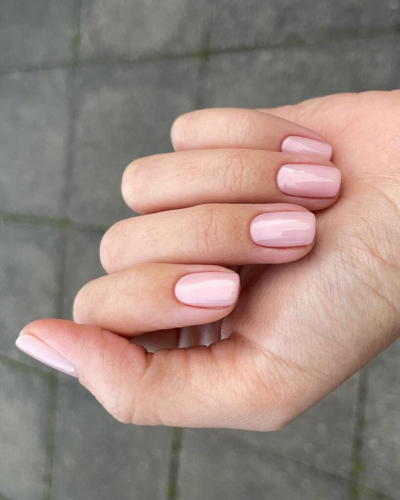 short clean summer nails