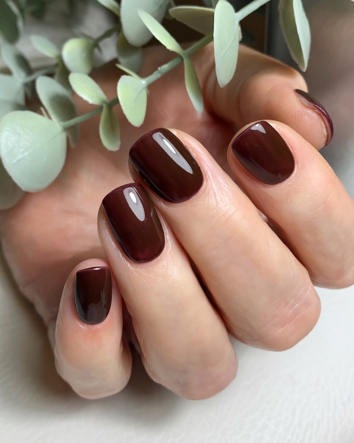 black cherry nails