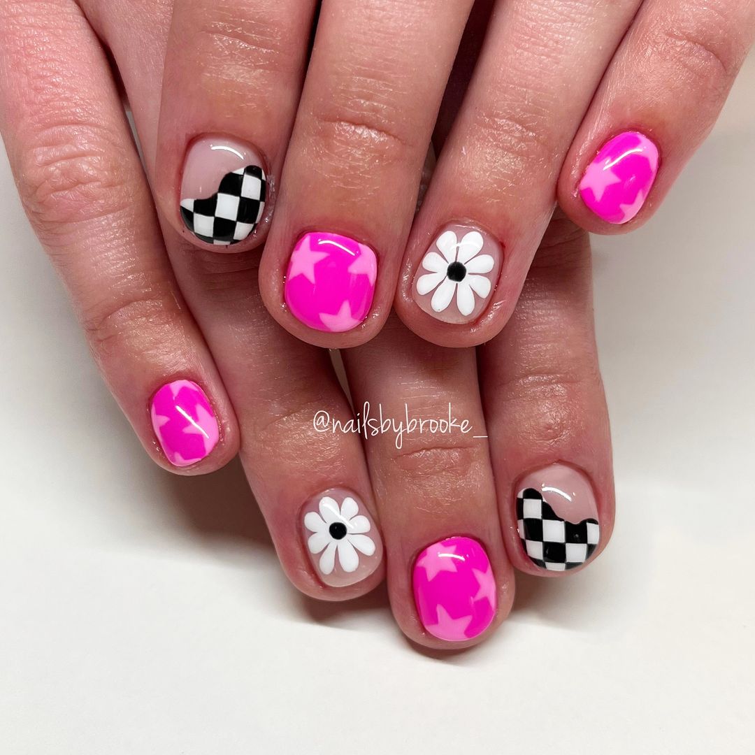 retro nail art