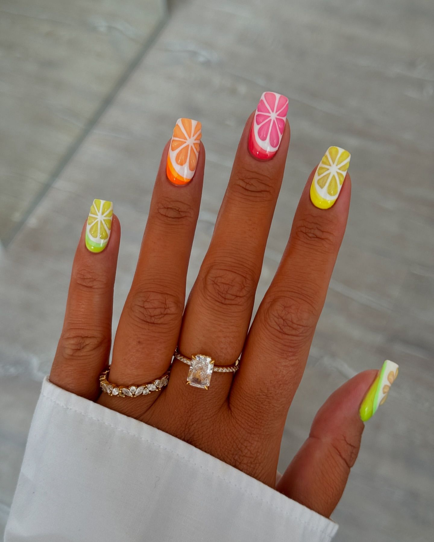 citrus nails