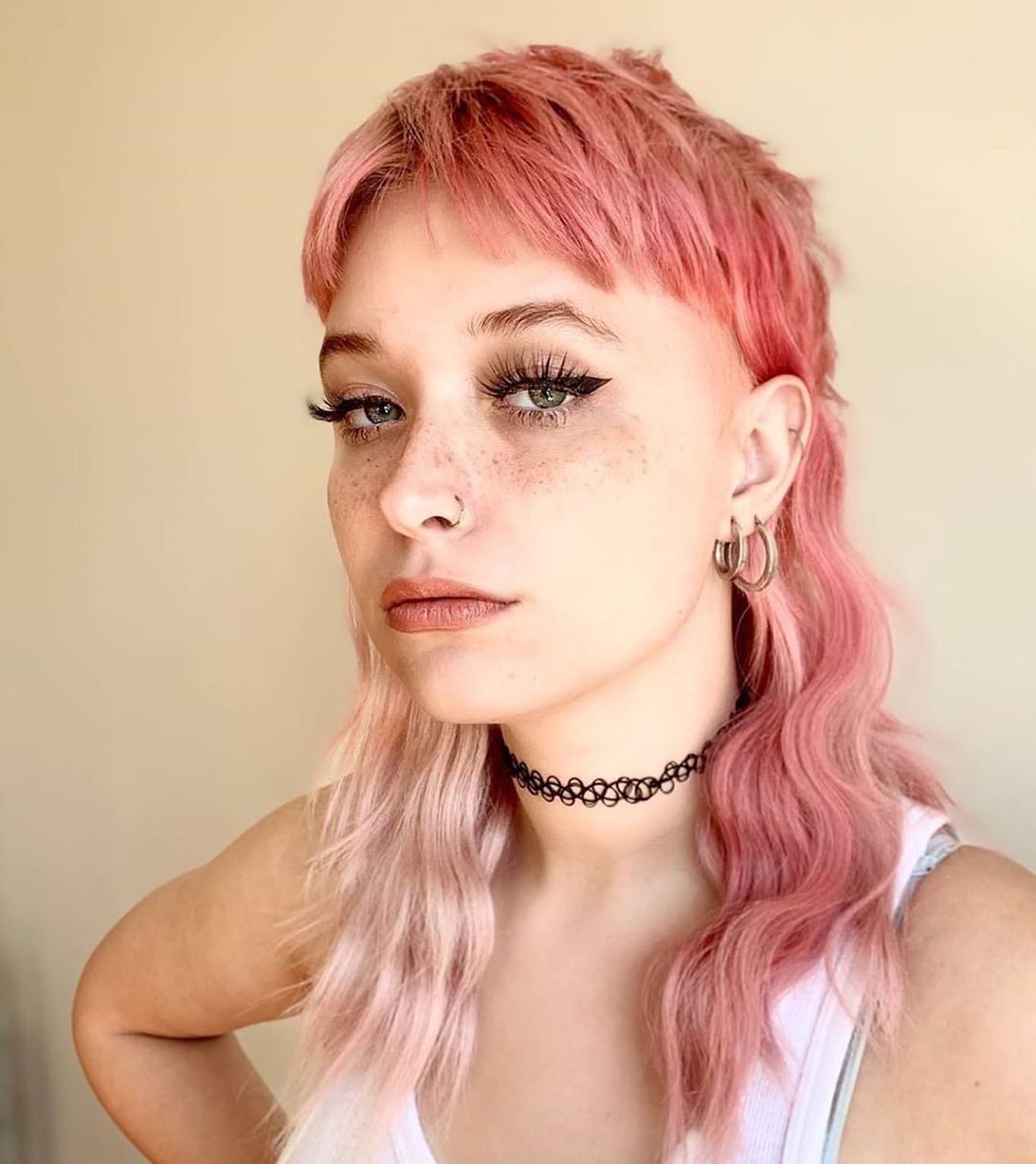 pink gemini hair