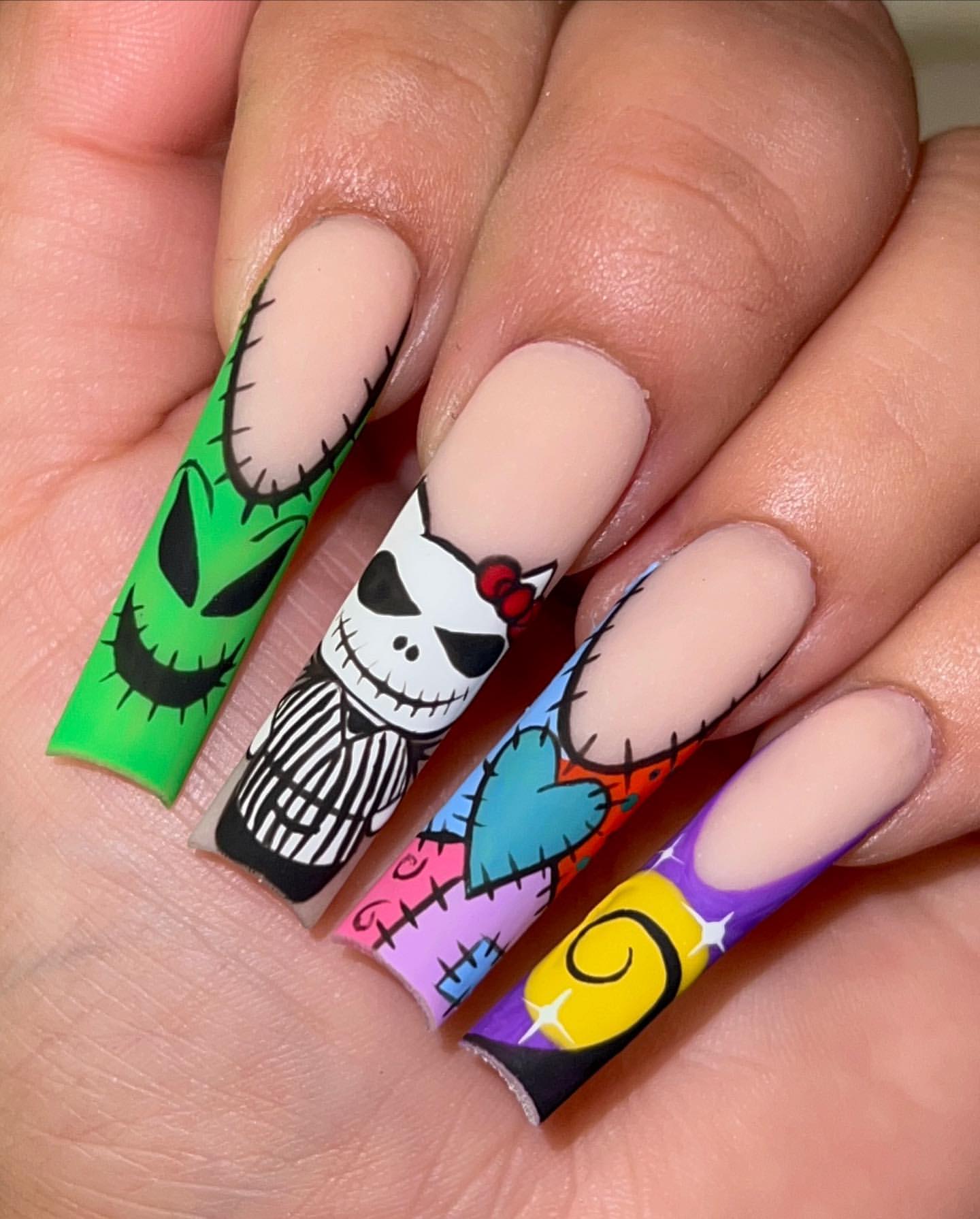 Unhas de Halloween XXL