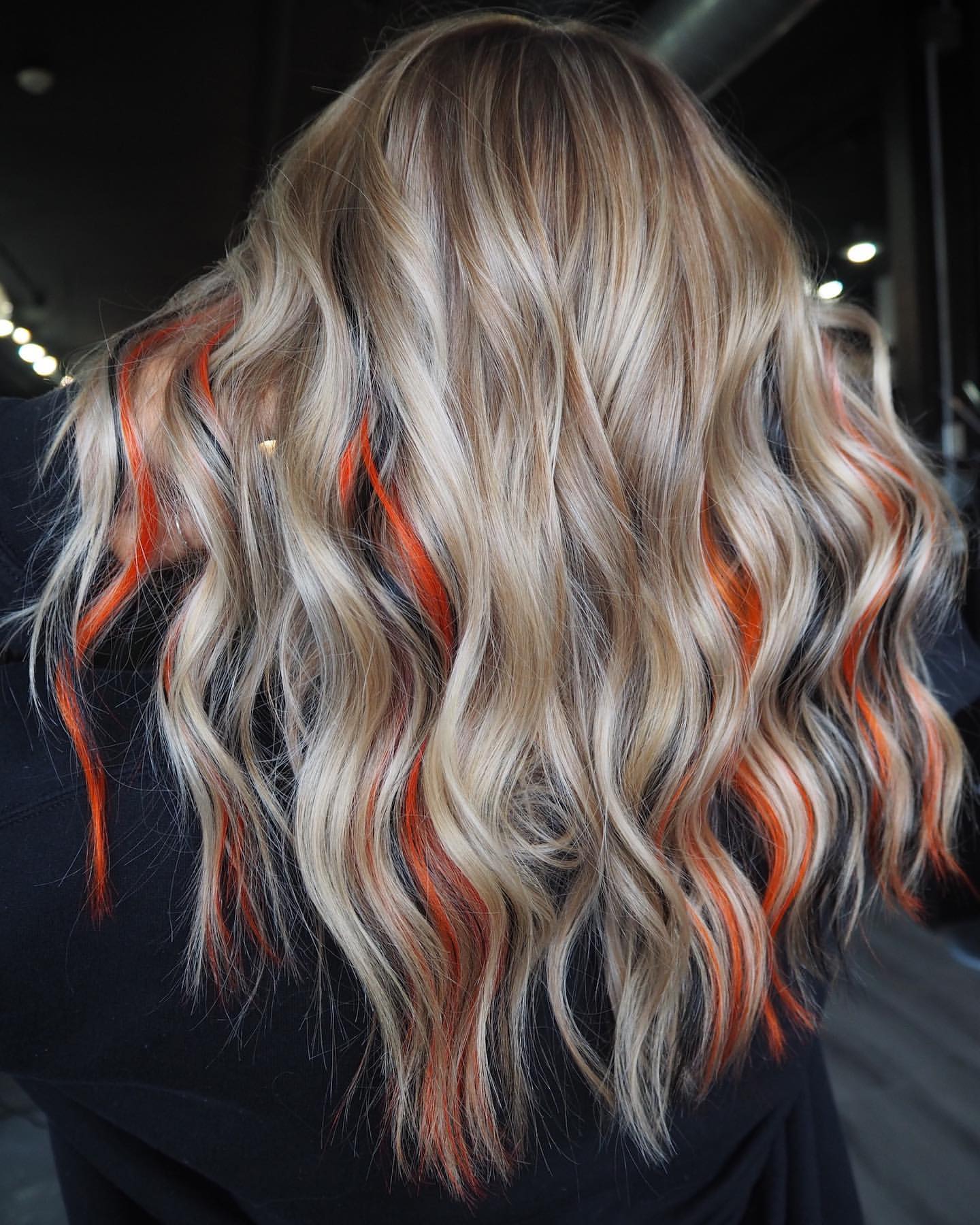 orange streaks