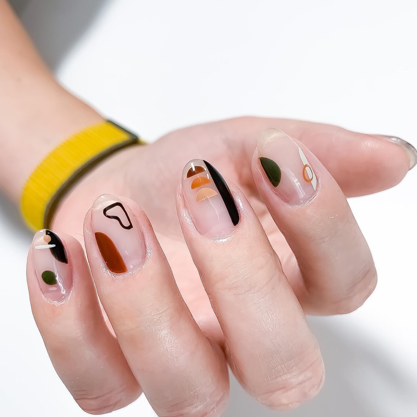 abstract fall nails