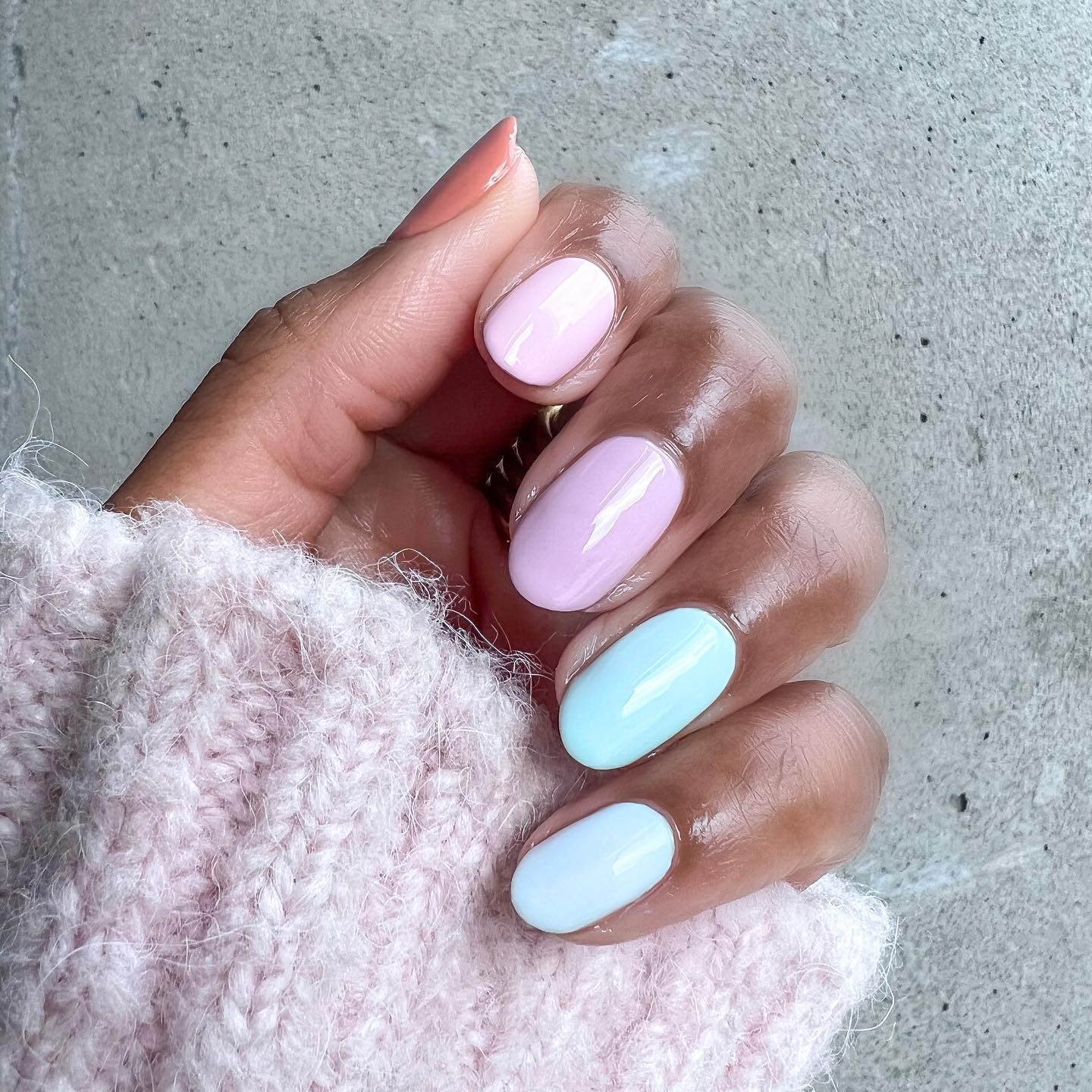 ombre pastel