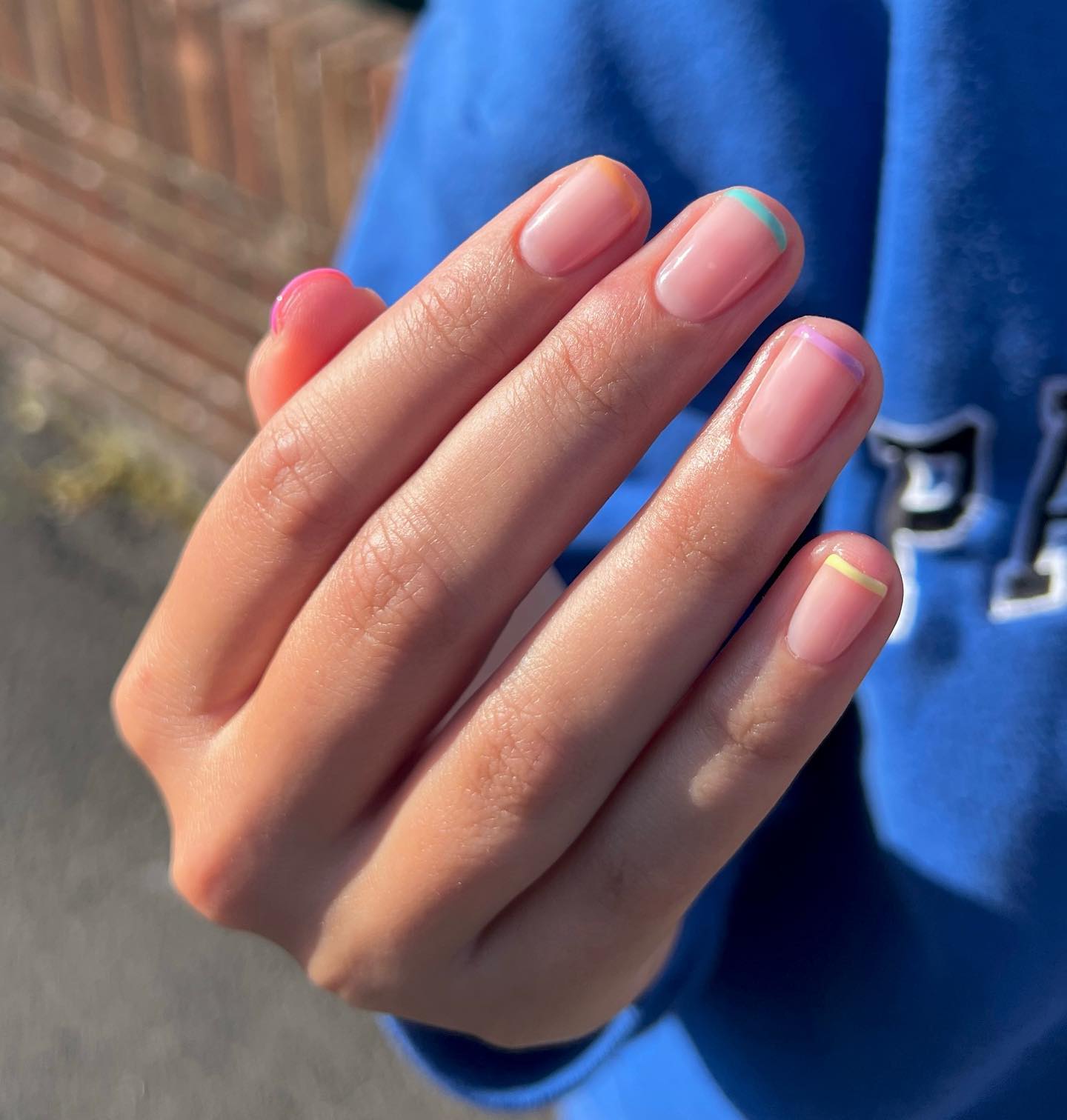 skinny french tips