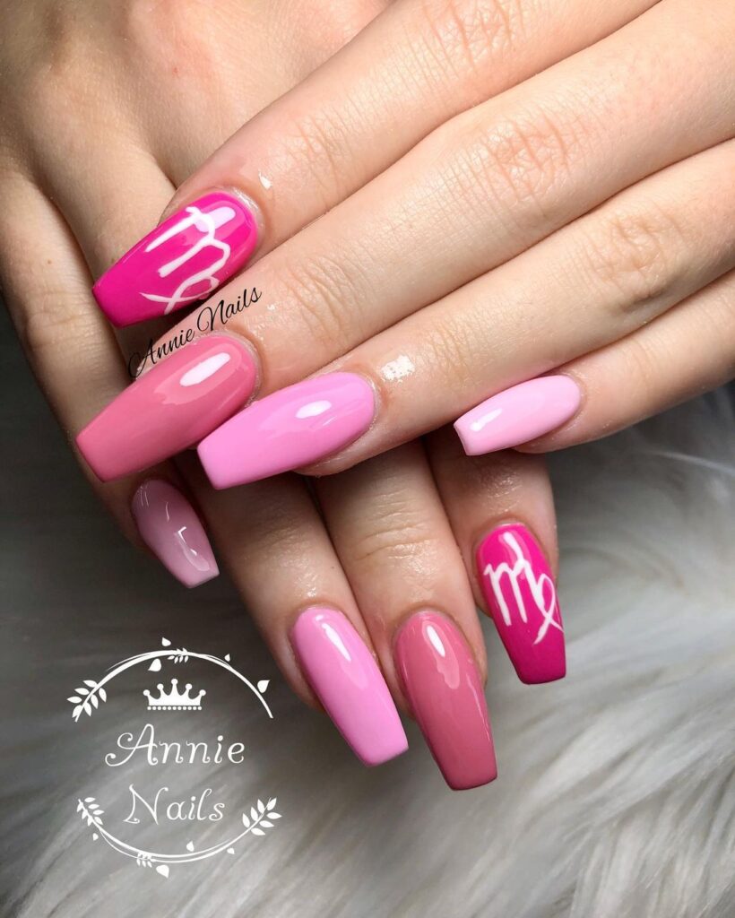 unhas de aniversário da barbie virgem