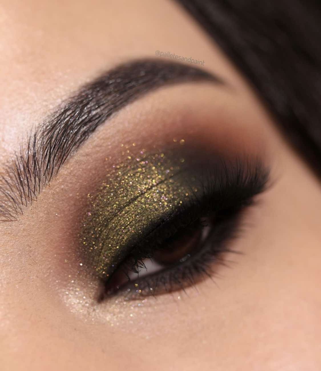 Smokey Eye Glam all'oliva