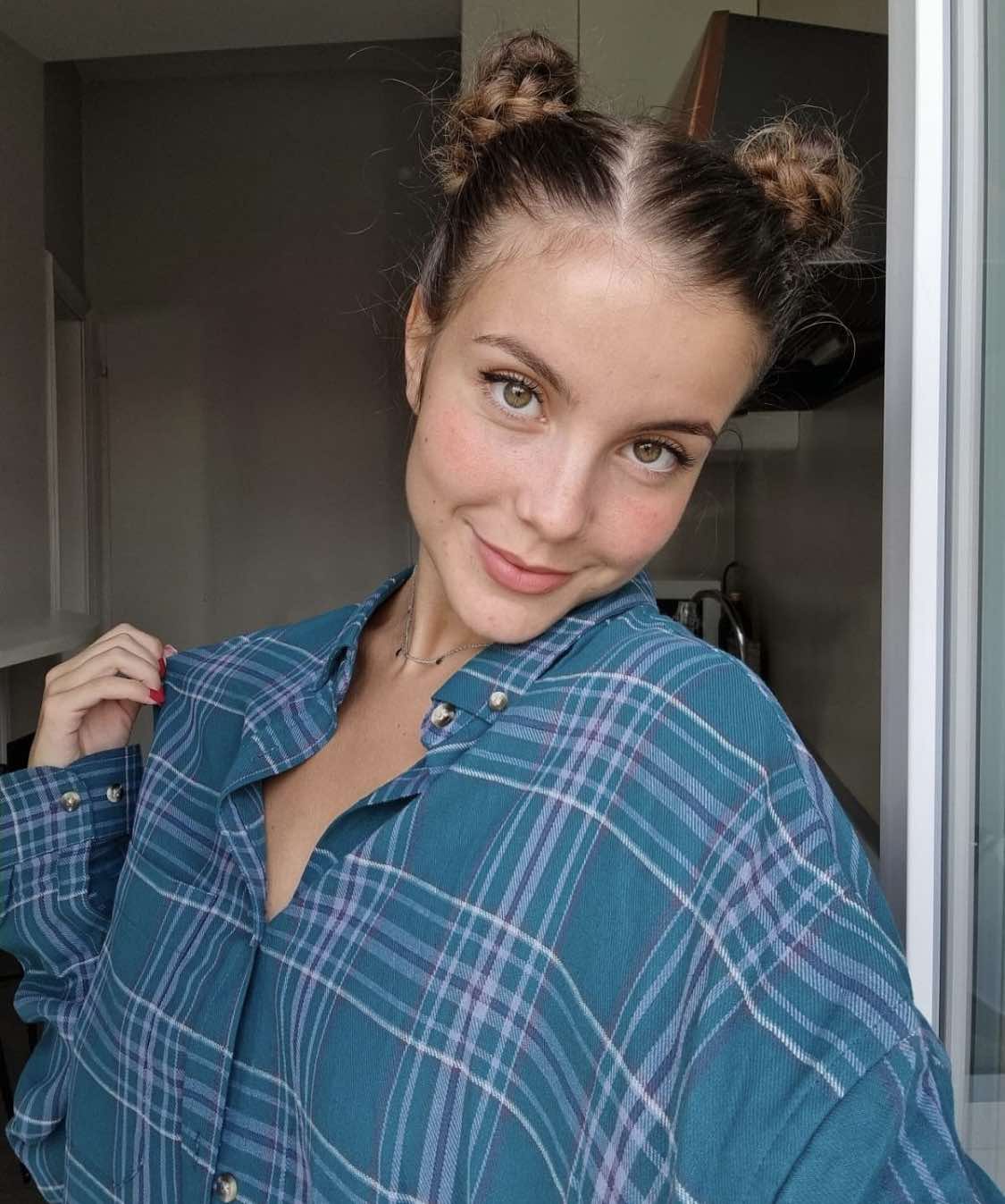 Mini chignon per i capelli del giorno della partita