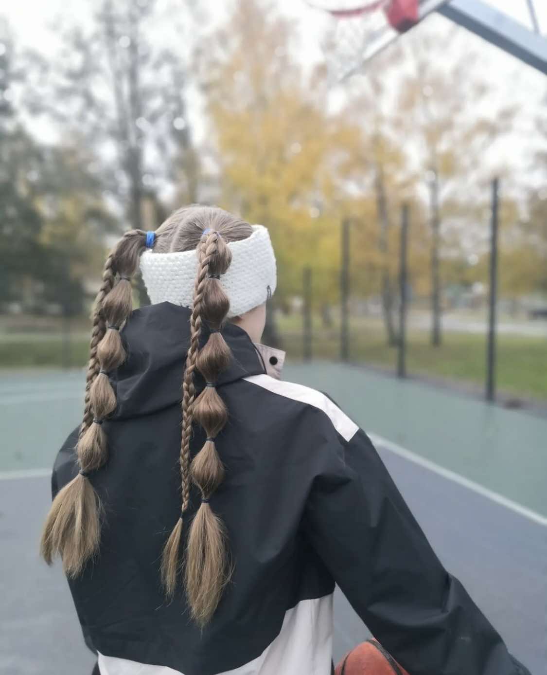 Tresses en forme de bulles - Cheveux du jour du match