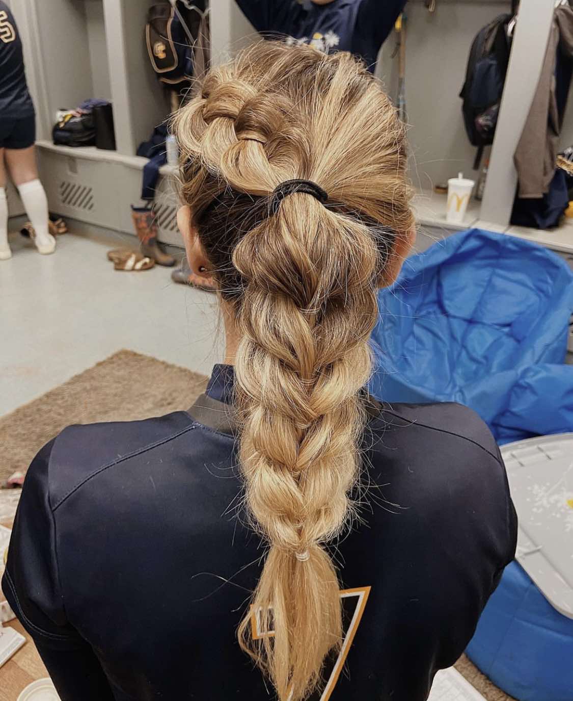 Fluffy Ponytail Game Day Hair