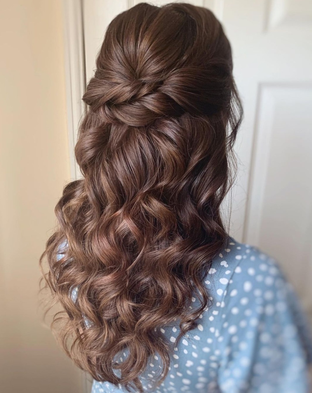 braid for long hair with waves