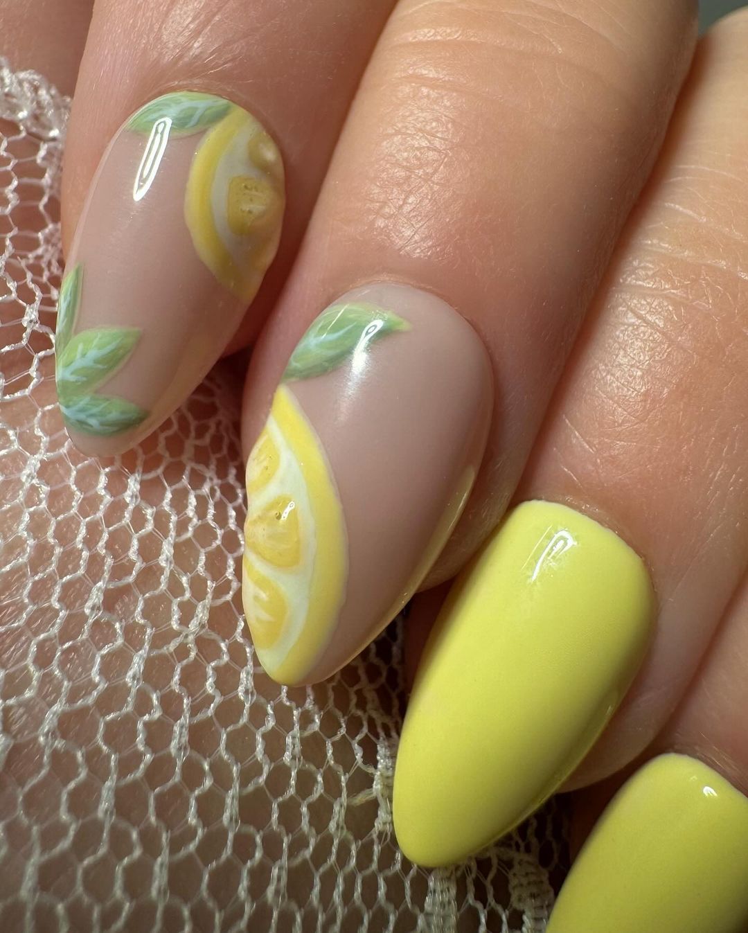 butter yellow lemon combo design