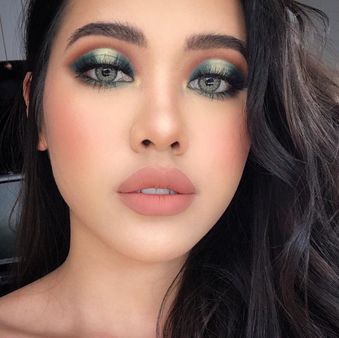 maquillaje para ojos verdes