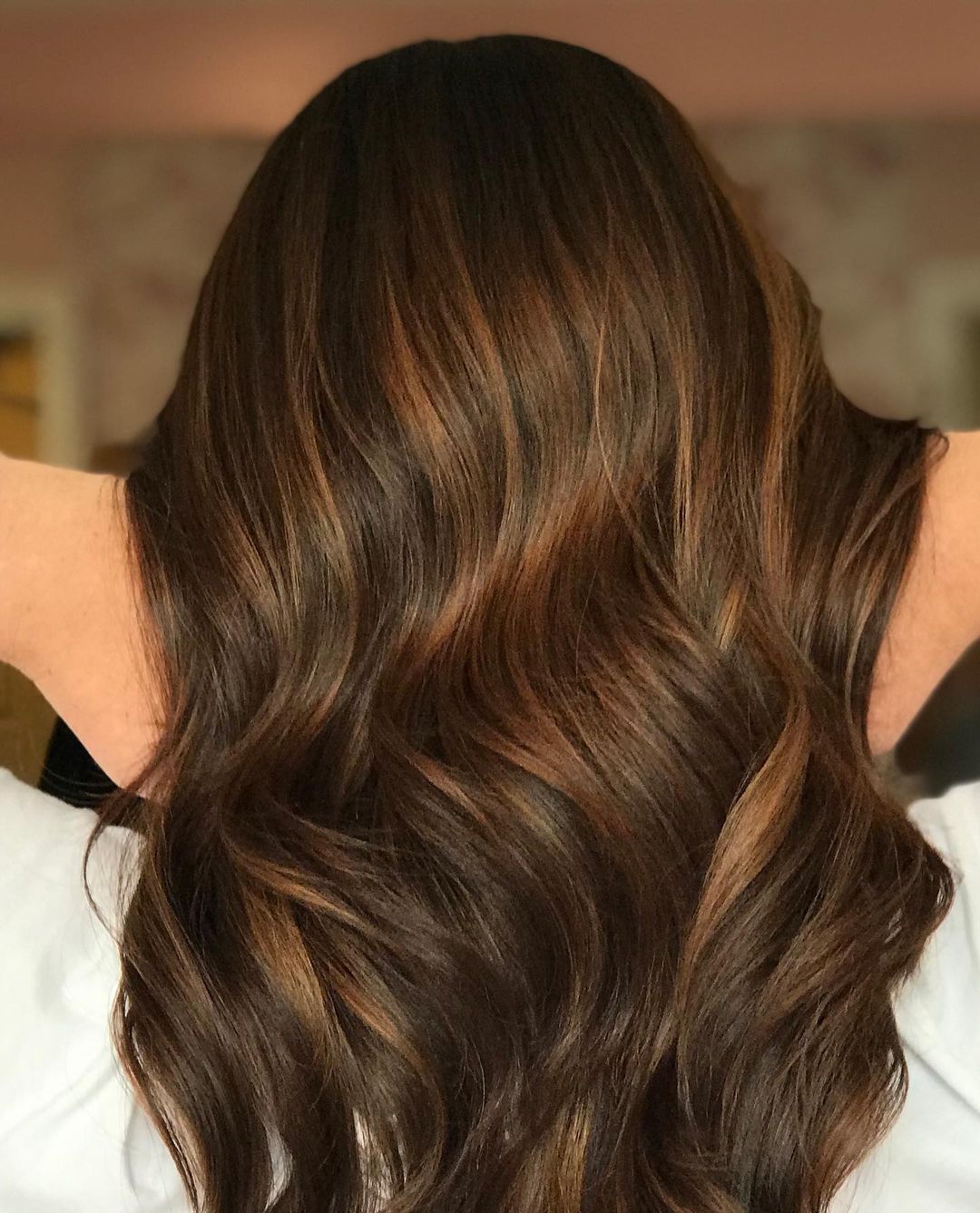 dark caramel melt balayage