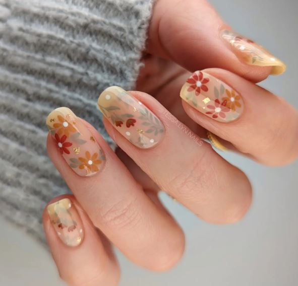 Early Fall Garden Nails