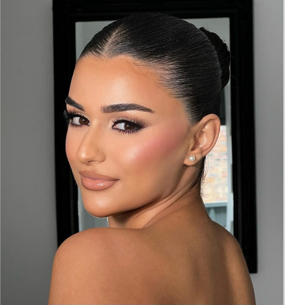 maquillaje de boda elegante nude glam otoñal