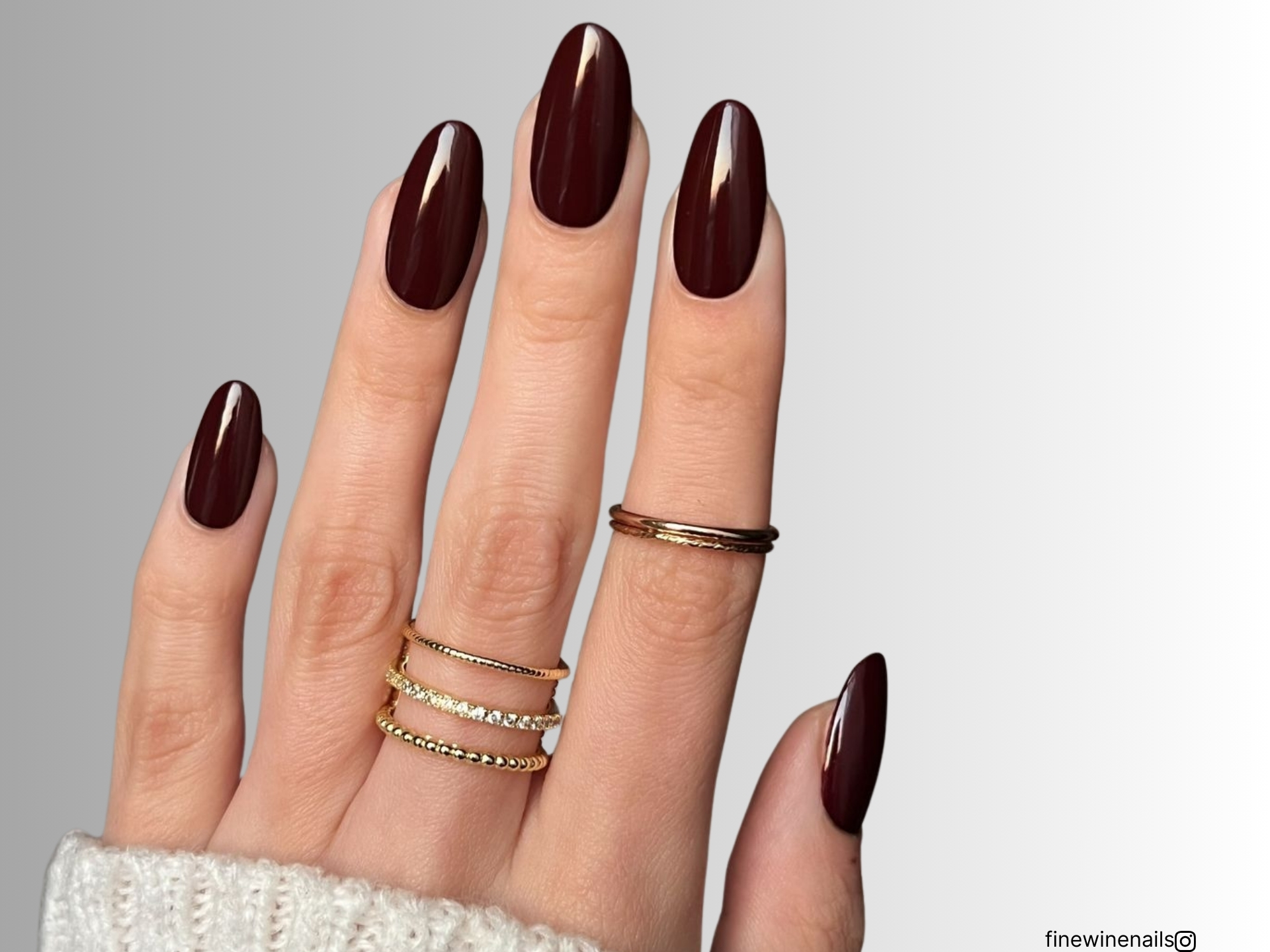 Fabulous 22 Black Cherry Nails Designs That Will Cause Serious Nail Envy