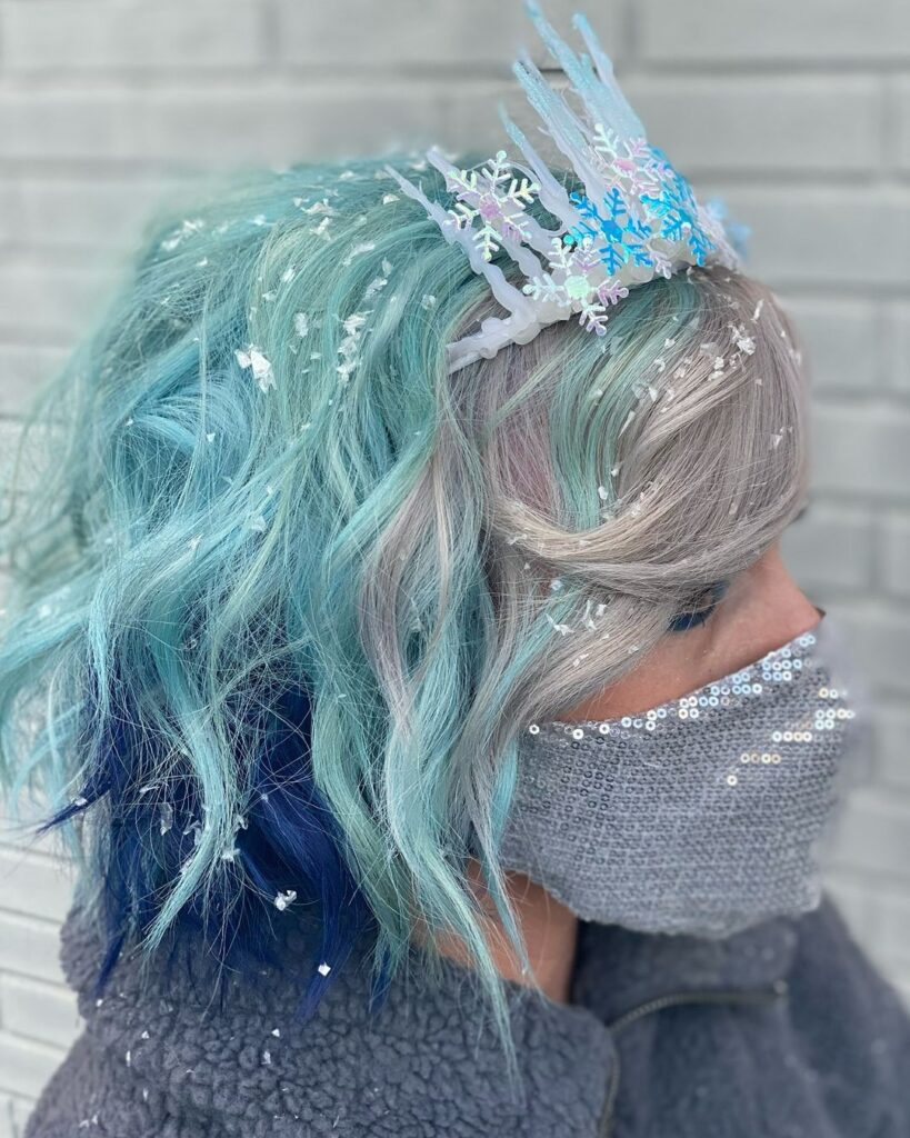 Frozen Winter Hair Color