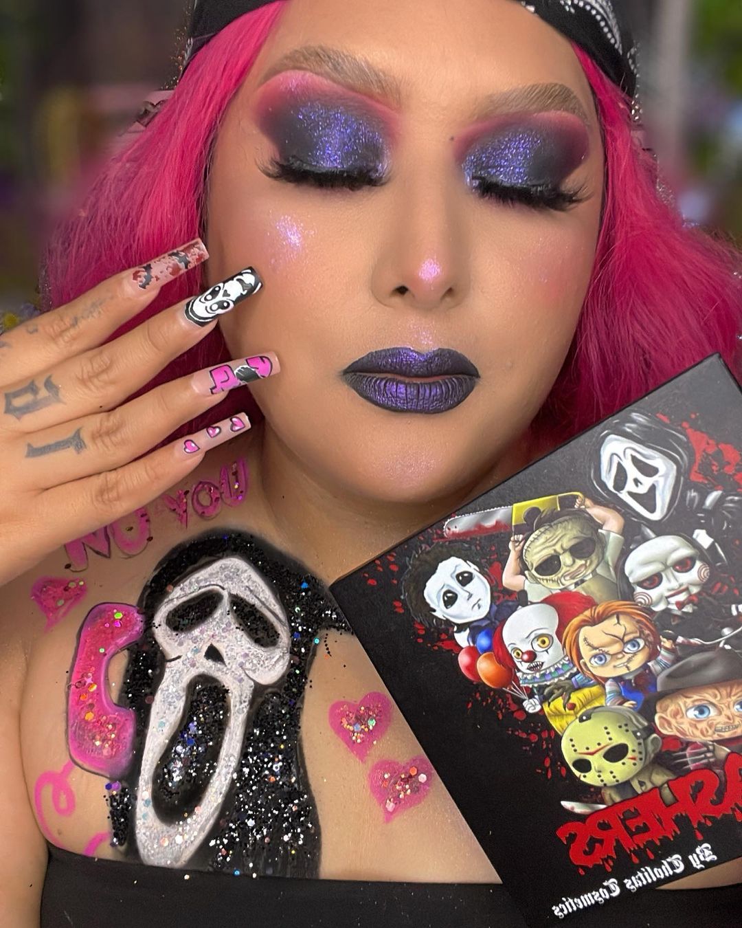 idea trucco Halloween faccia da fantasma