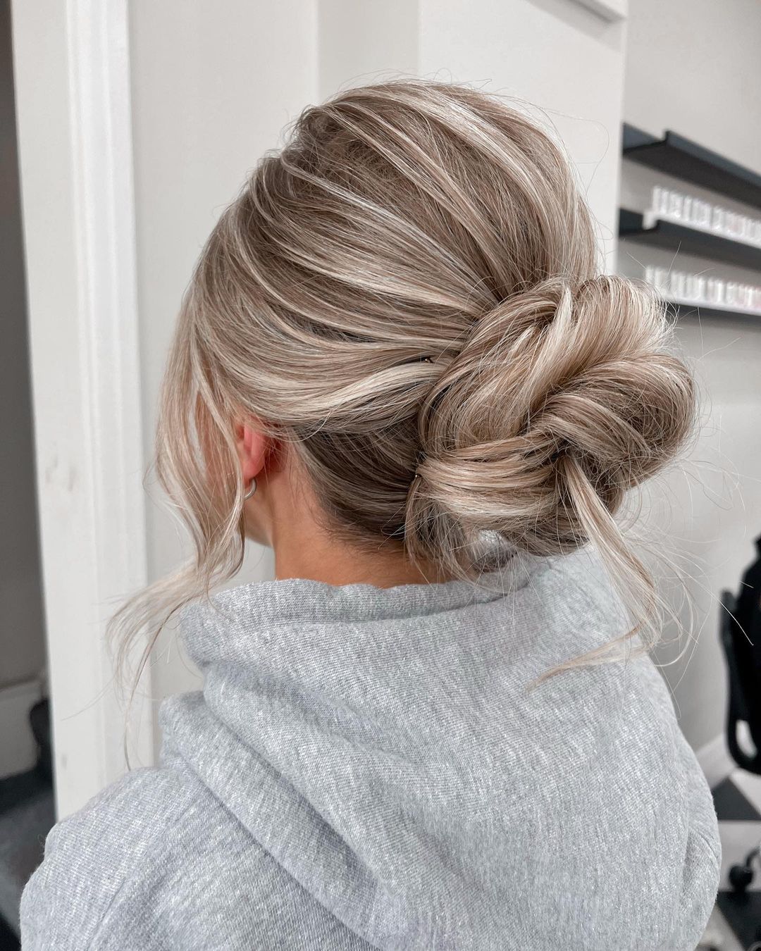 low 'n textured cute sporty hairstyle