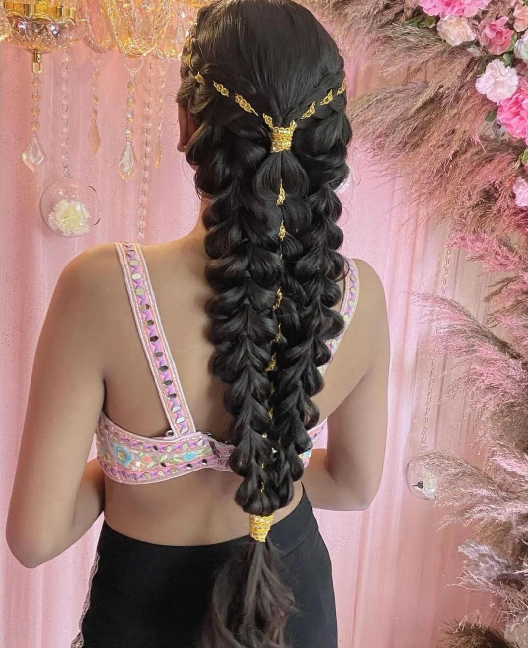 oriental princess braid for long hair