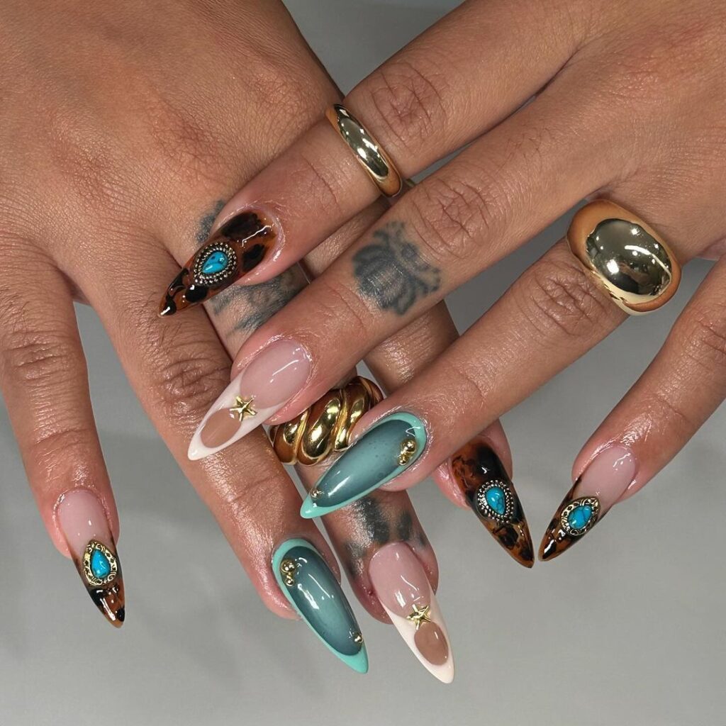 Regal Tortoise Nails