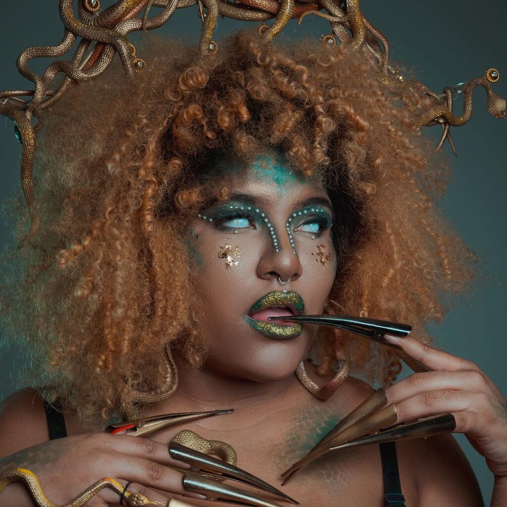 Sssuperb Medusa Makeup