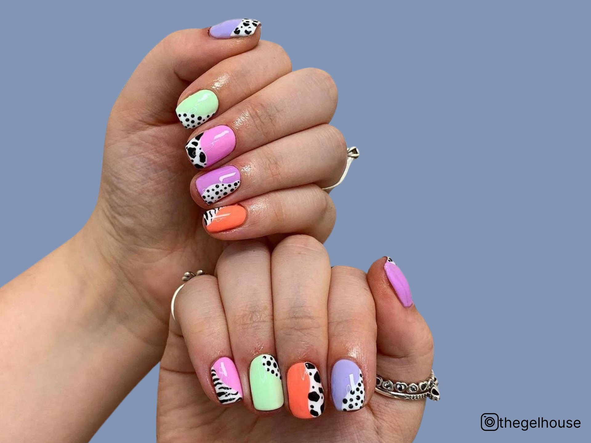 retro nail art