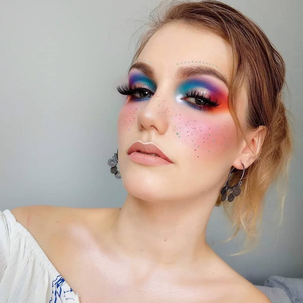 colorful igarir makeup