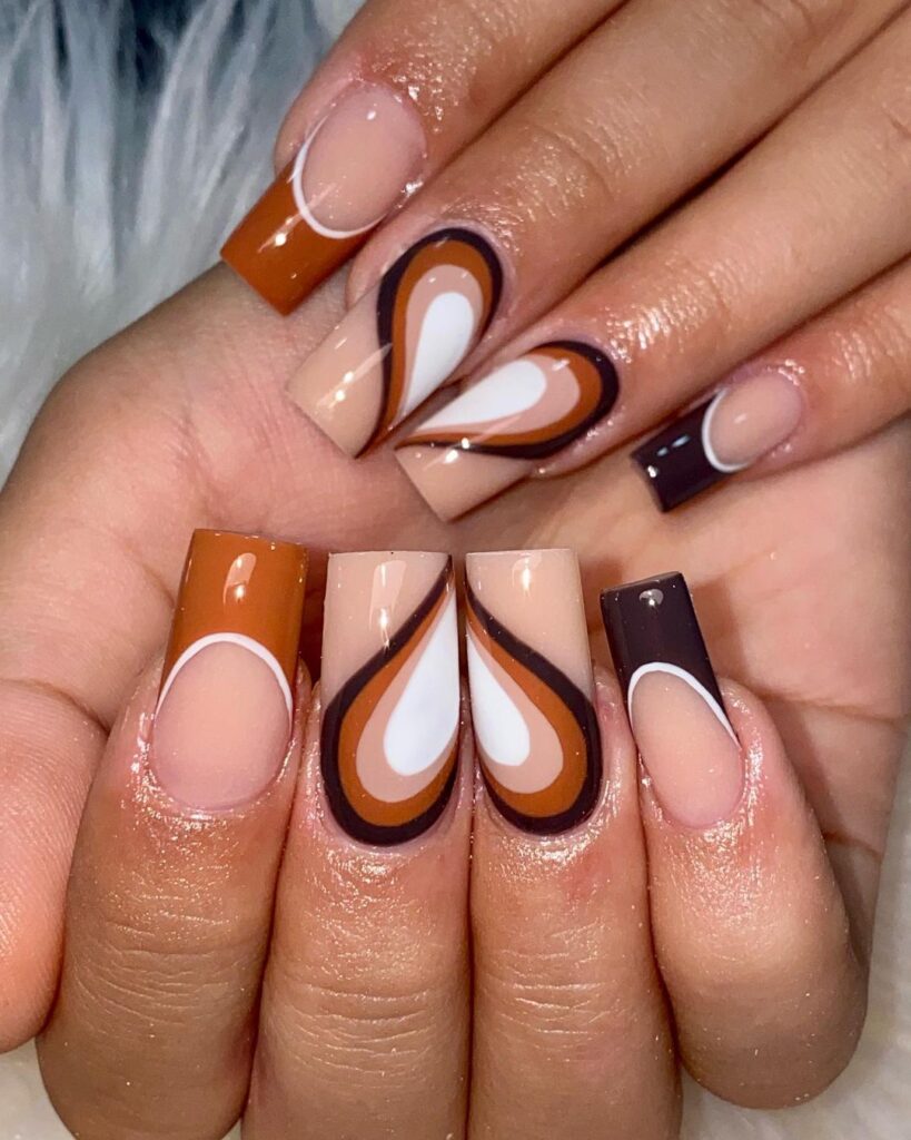 nail art a cuore