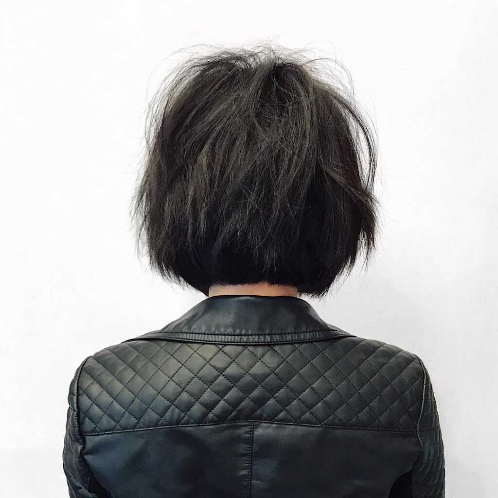 soft blunt cut with subtle undercut