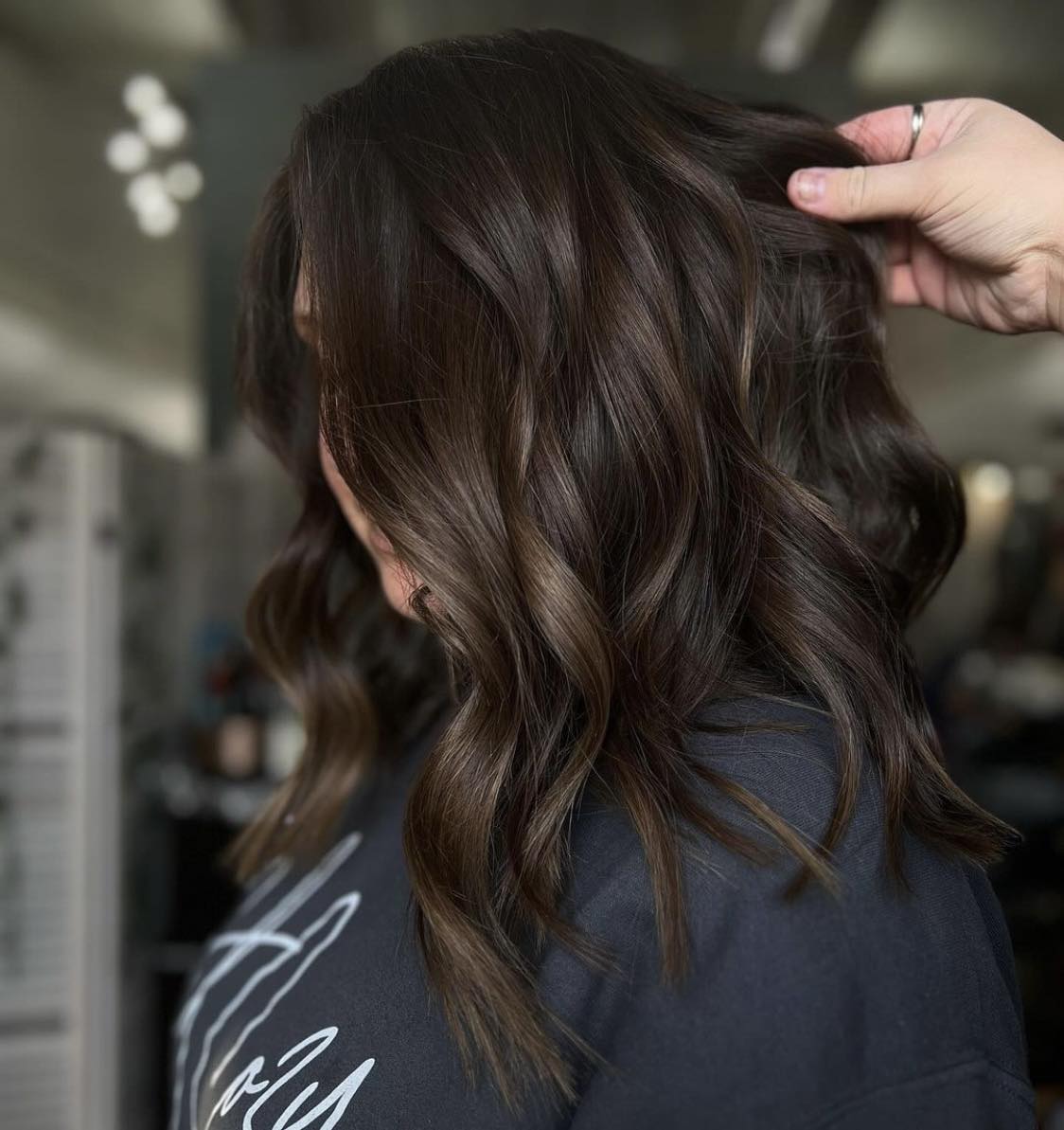 Subtle Brunette Balayage Hair