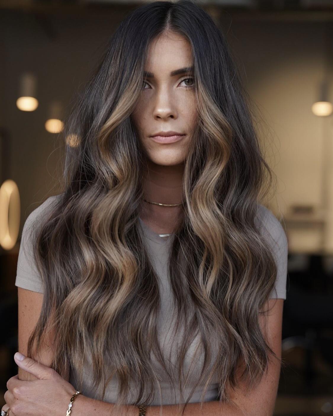 Mink Brunette Balayage Hair