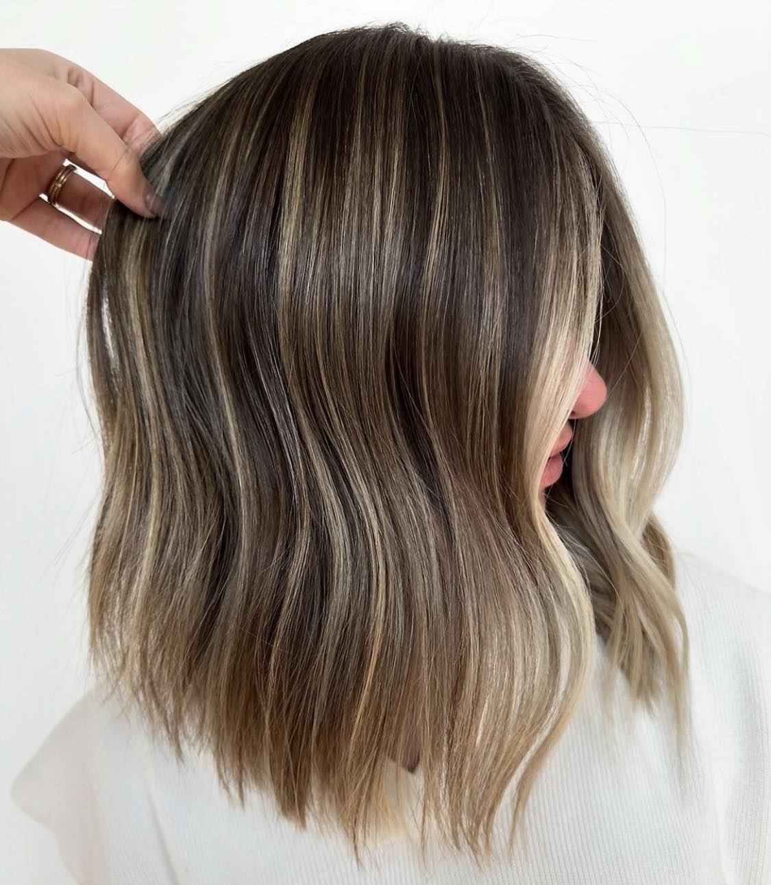 Balayage Lob Hairstyle