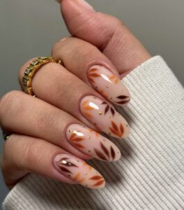 Let Your Nude Fall Nails Do The Talking With These 20 Perfect Designs