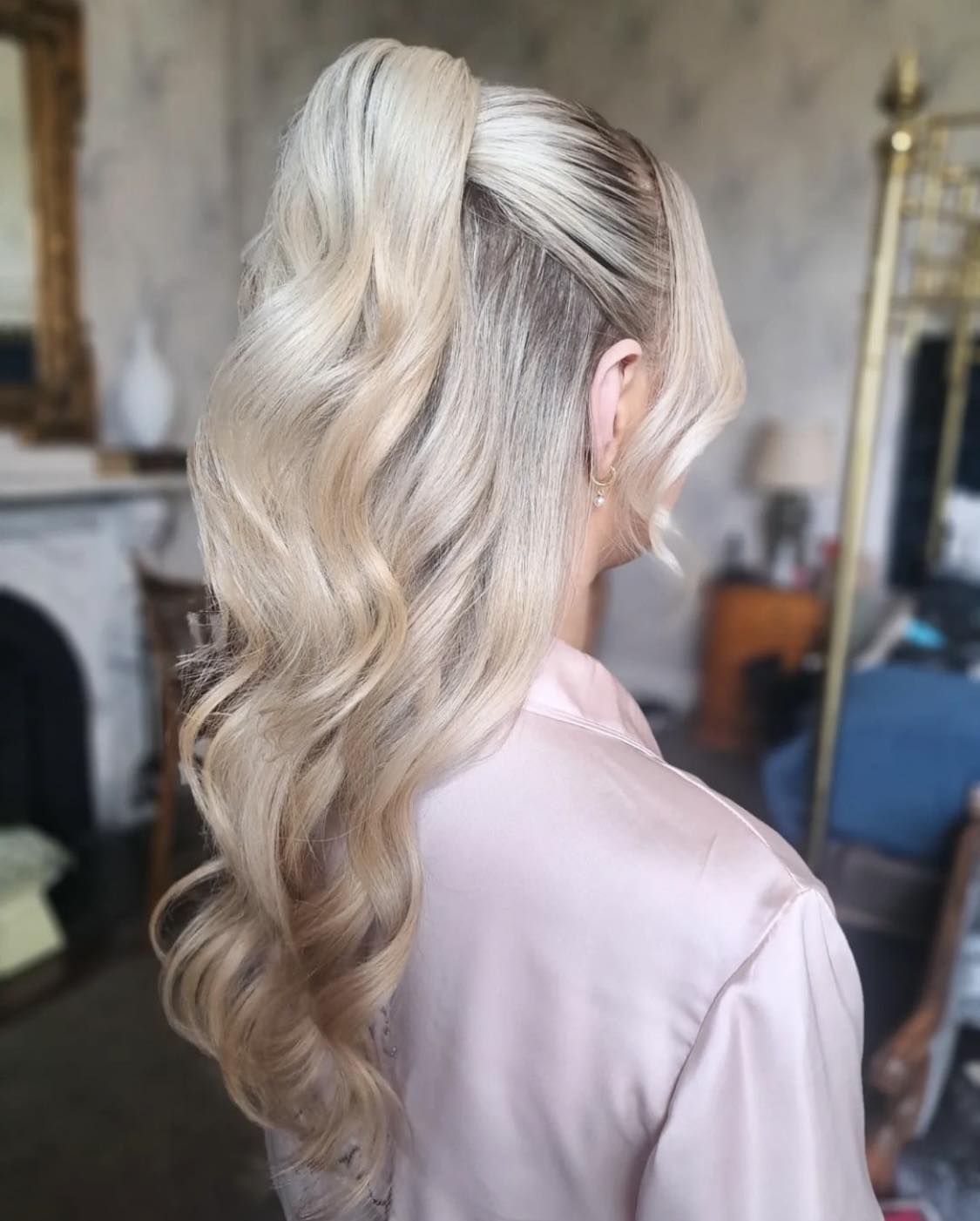 Sleek Ponytail Half Up Half Down Hair