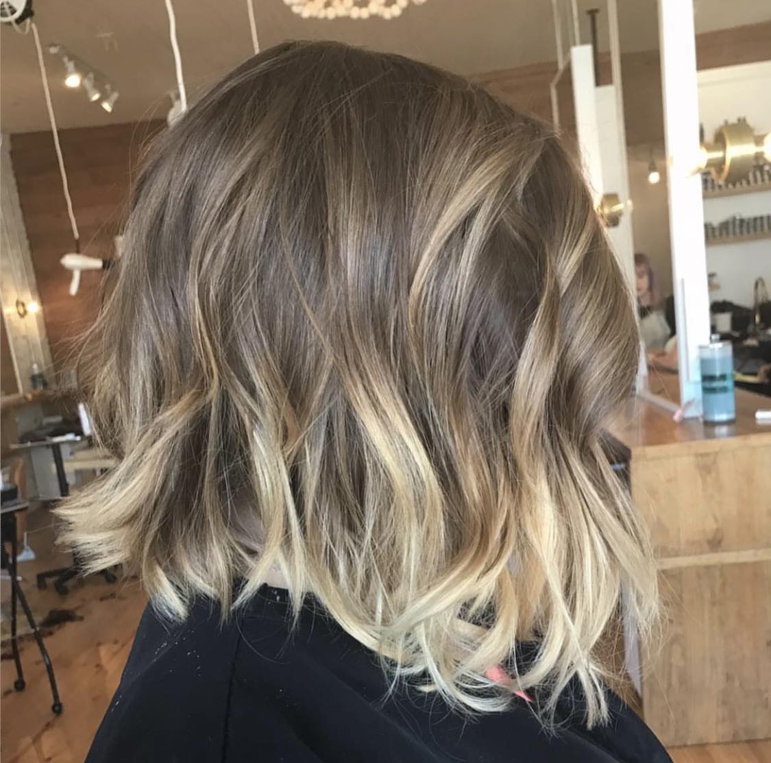 Soft Ombre Lob Hairstyle